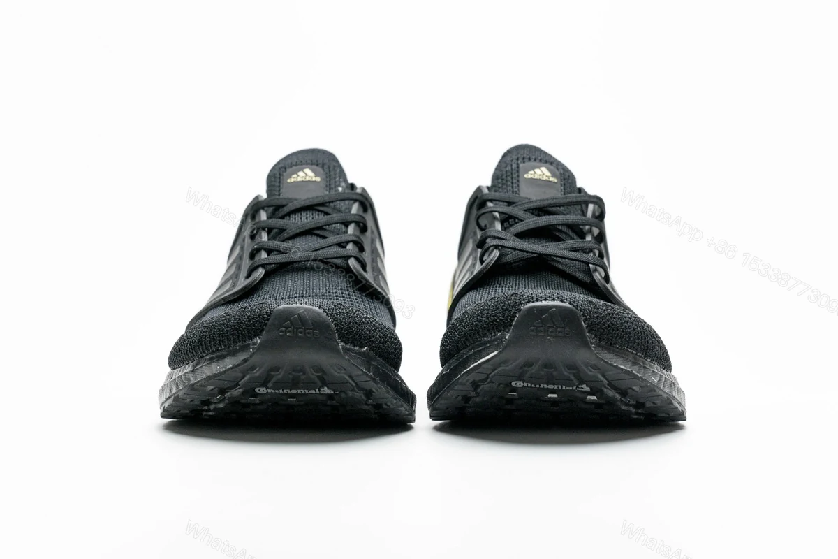 View 3 of Adidas Ultra Boost 20 Core Black Gold Metallic EG0754