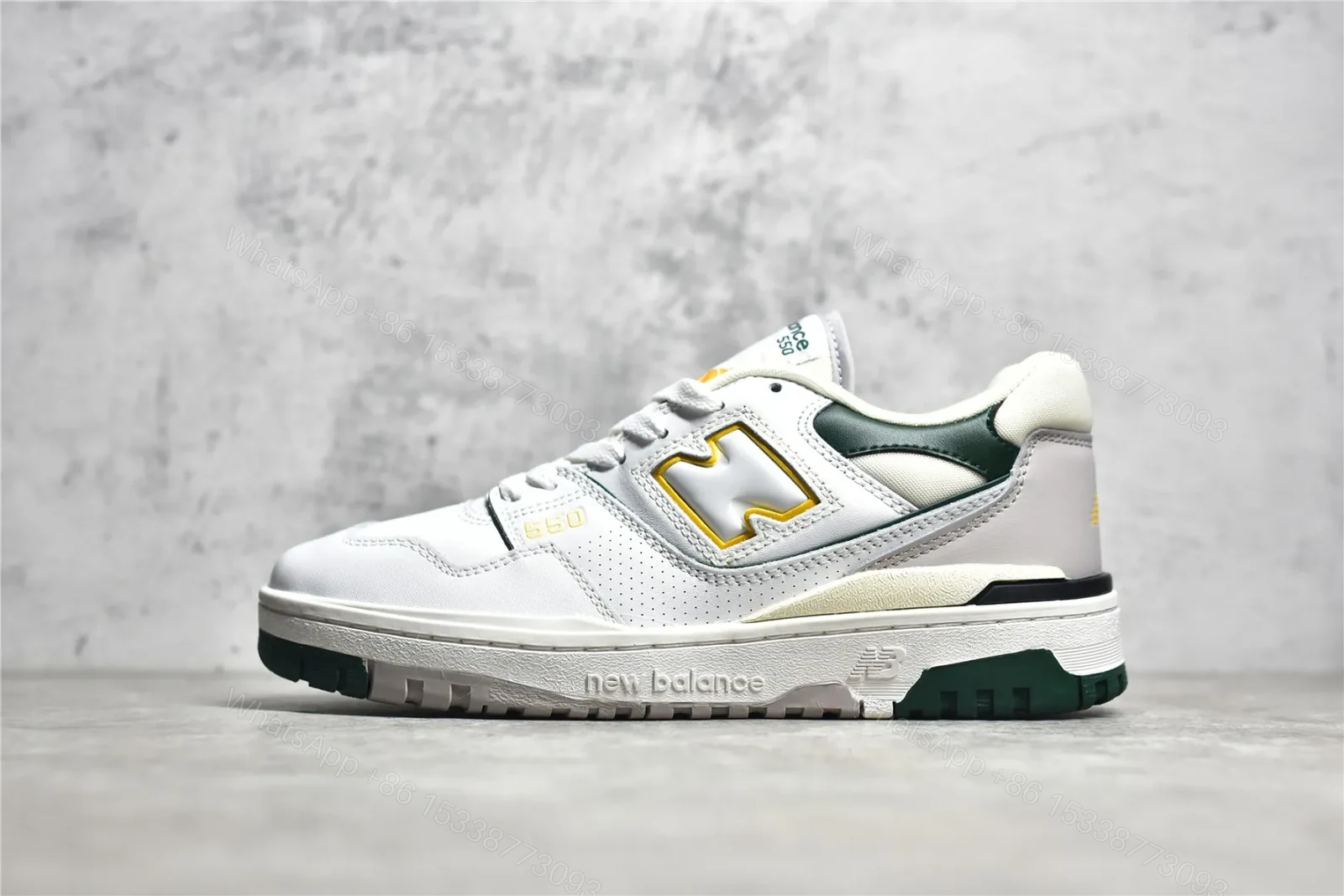 New balance 550 White and Green — view 1