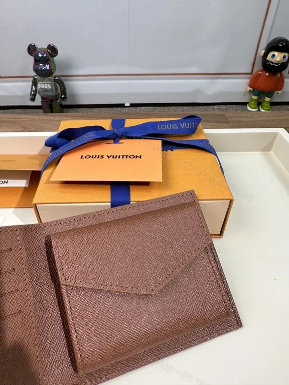 View 5 of Monogram Leather Wallet: Classic Louis Vuitton Bi-Fold, Slim Profile