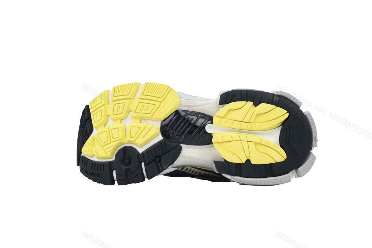View 3 of Balenciaga Runner Sneaker Grey Black Yellow 772767 W3RMU 1279