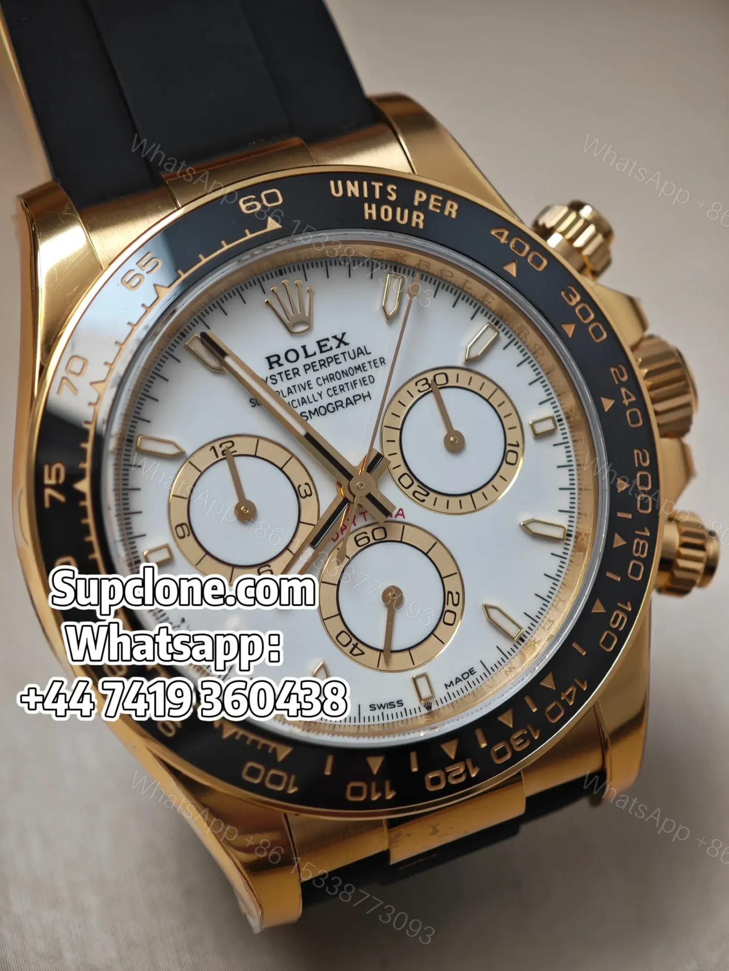 View 9 of Rolex Daytona Super Clone M126518ln-0002 – White Dial 4131 Movement