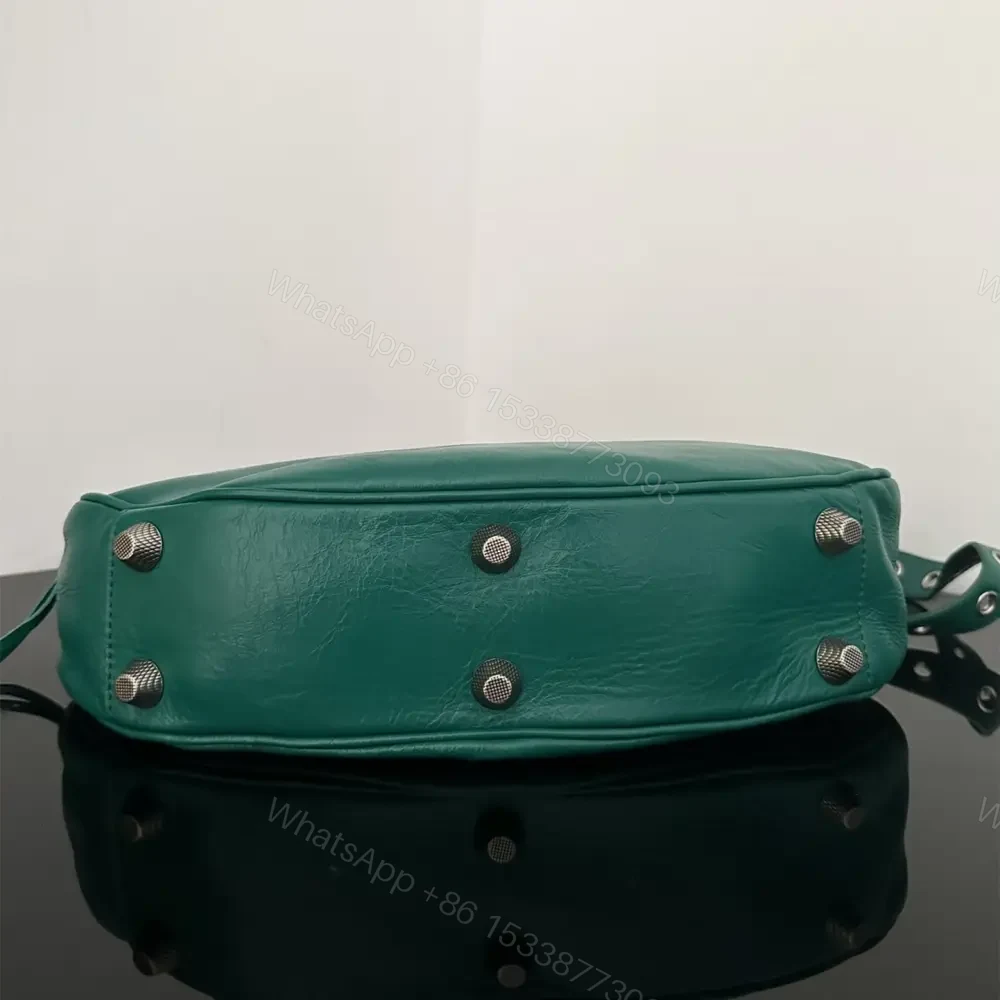 View 6 of 高仿Balenciaga*LeCagole系列餃子包綠色S