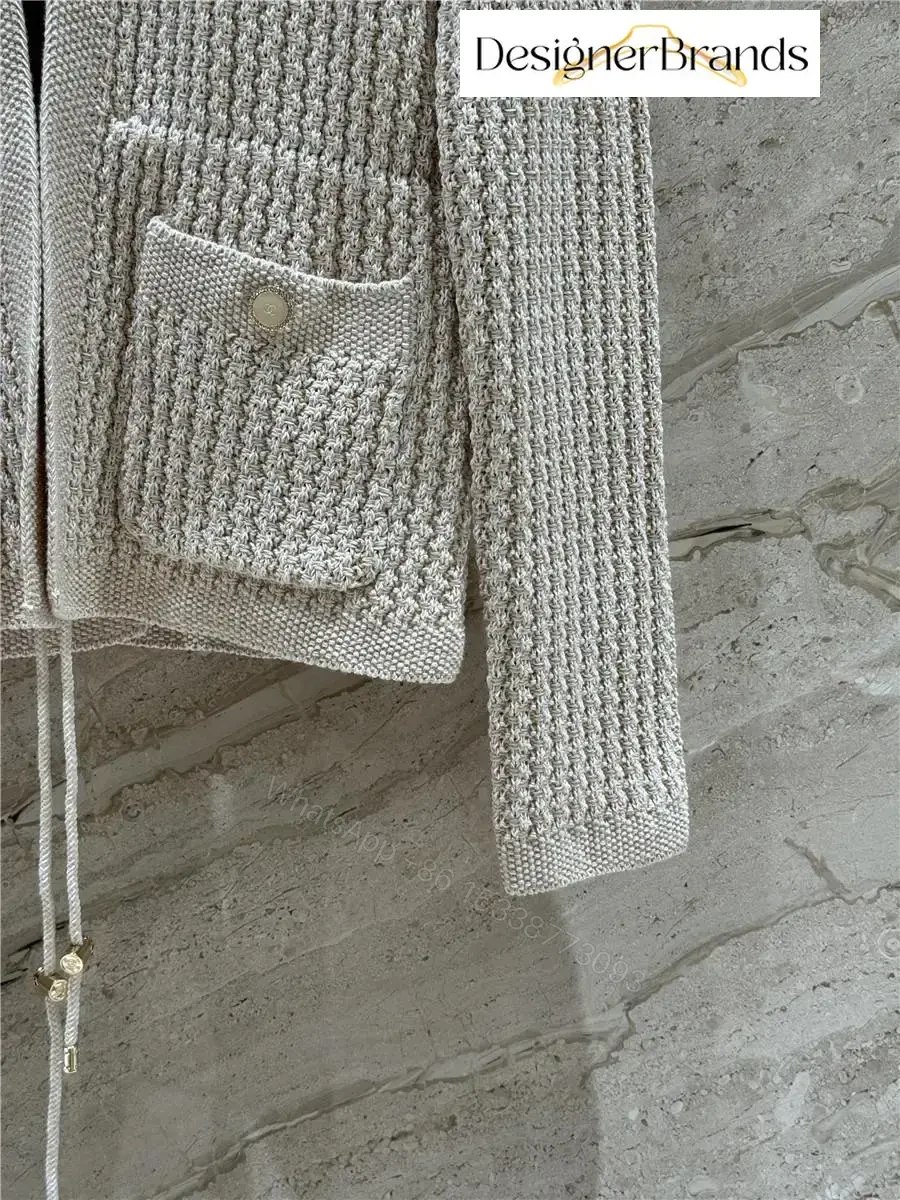 View 7 of Textured Knit Cardigan: Everyday Luxe with Practical Details