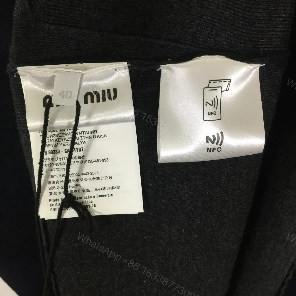View 5 of Textured Navy Knit Cardigan — Signature Detailing, Luxe Comfort