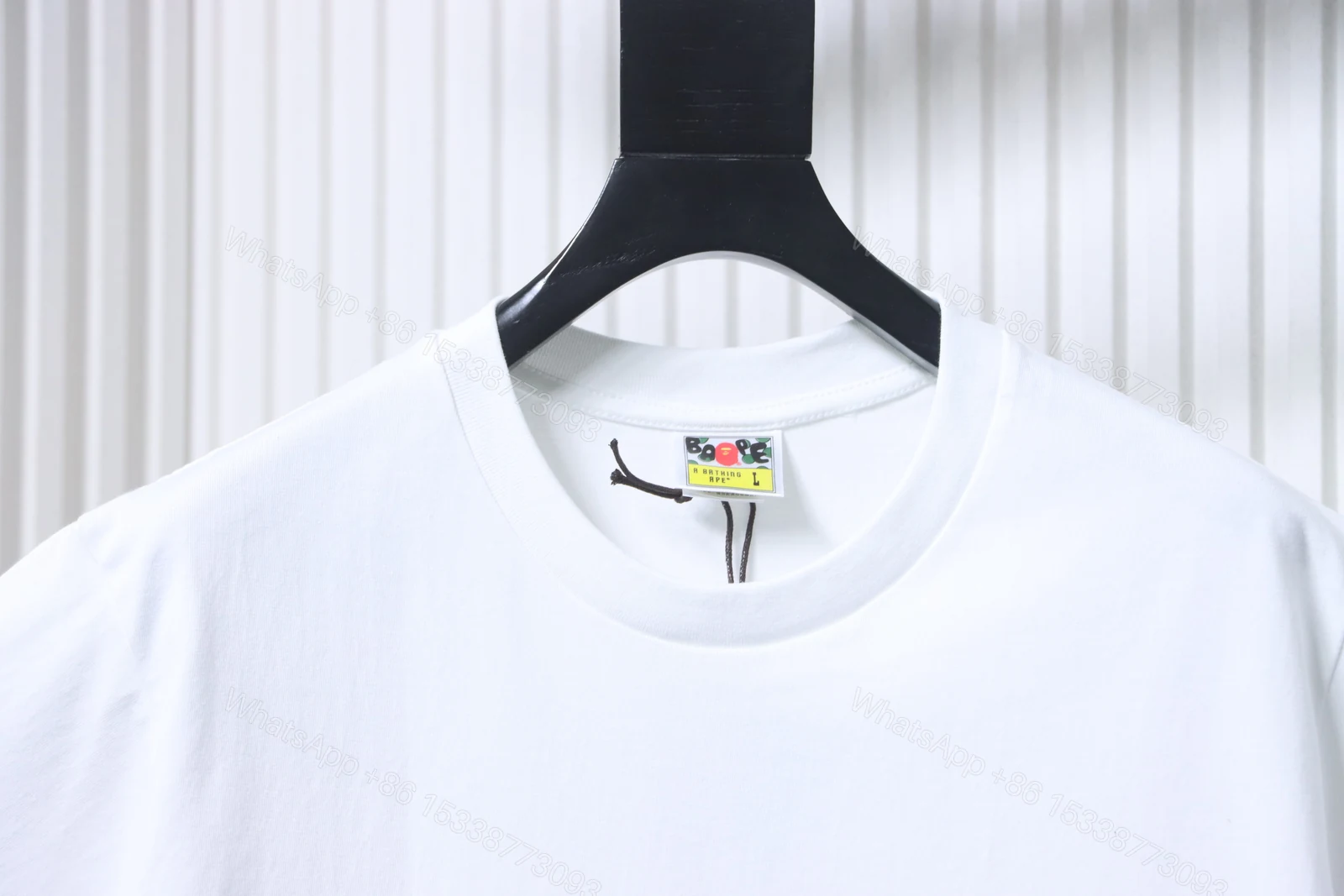 View 3 of Bape x Chrome Hearts Baby Milo T-shirt white