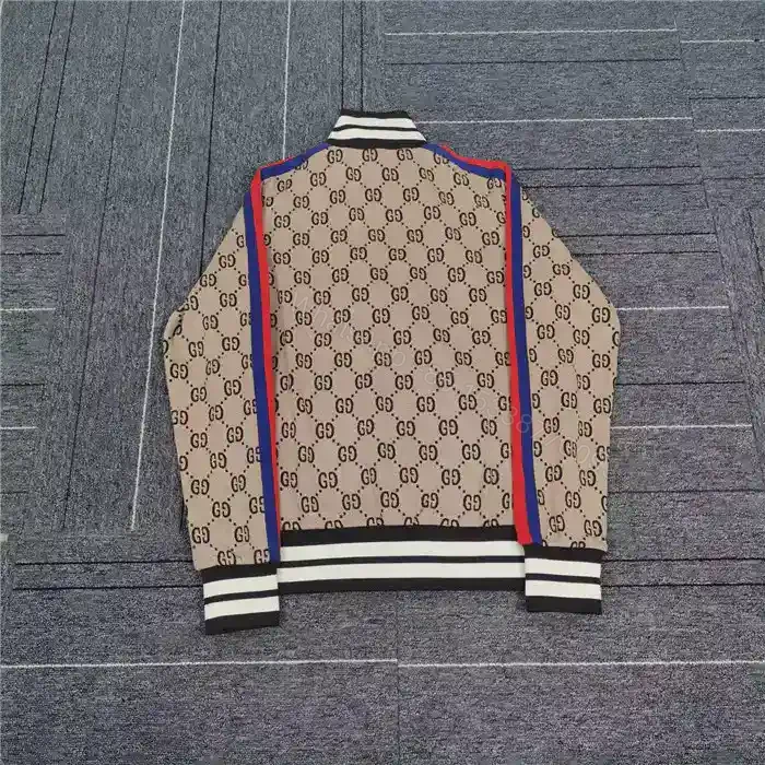 View 3 of GG Jacquard Cotton Jacket – GJ035