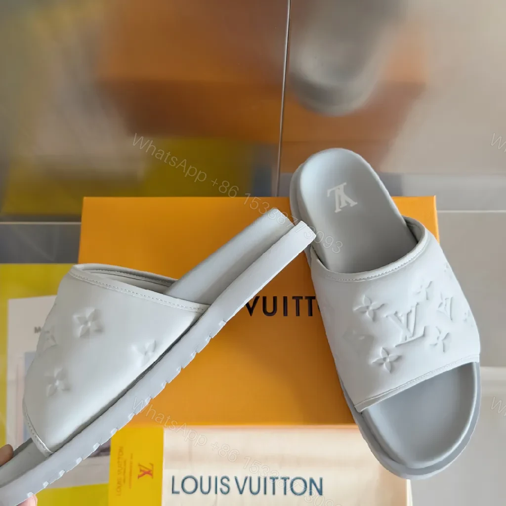 View 5 of Monochrome Luxe Slide: Lightweight Comfort, Signature Motifs
