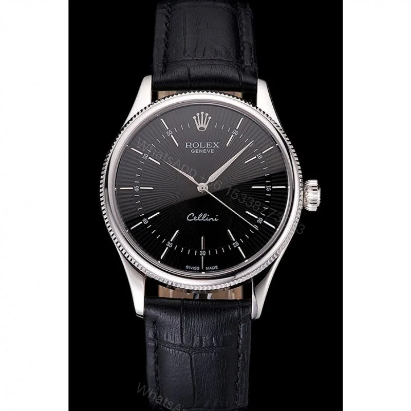 View 2 of Superclone Rolex Cellini Black Dial REP016809