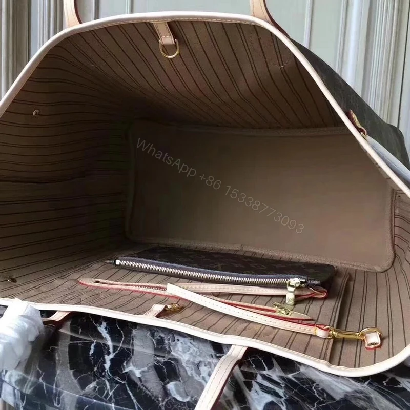 View 4 of Louis Vuitton Neverfull GM Monogram Beige 39Cm M40990