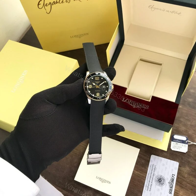 View 2 of Longines HydroConquest Black Dial Quartz 40mm