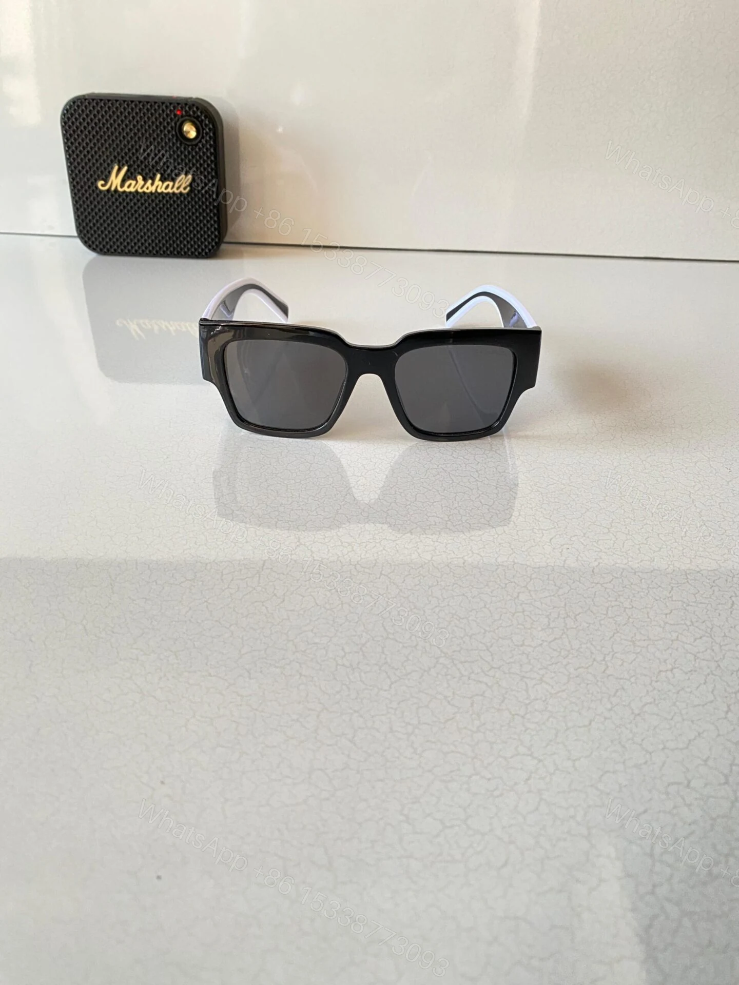 View 5 of D&G Sunglasses Black-Grey Frame