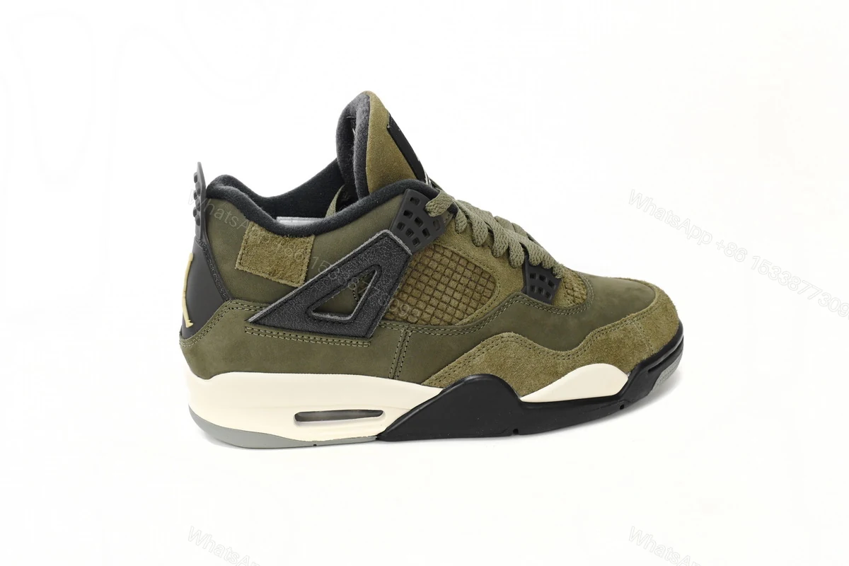 View 7 of Air Jordan 4 Retro Craft Medium Olive FB9927-200