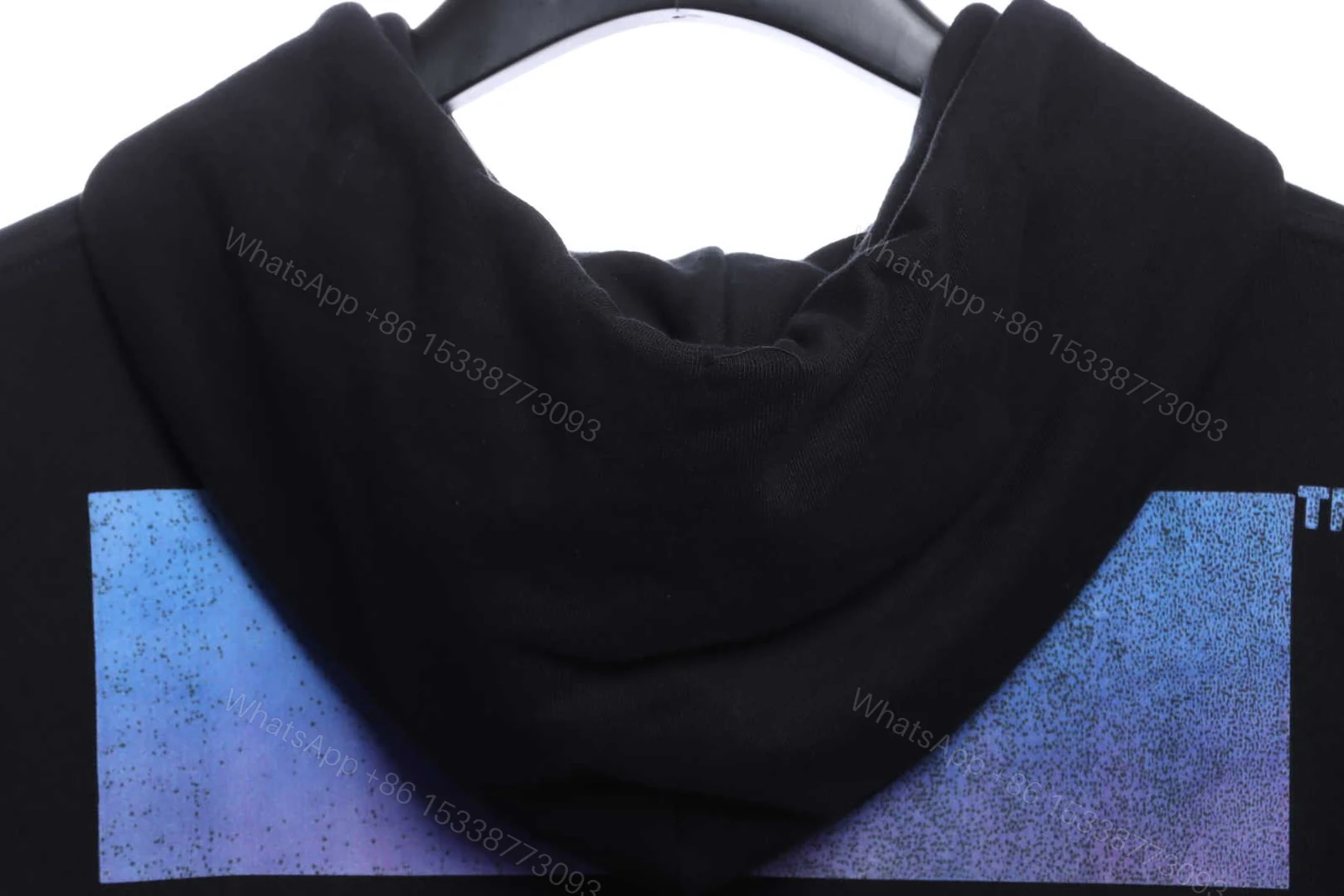 View 4 of Off-White Purple Gradient Colorful Hoodie