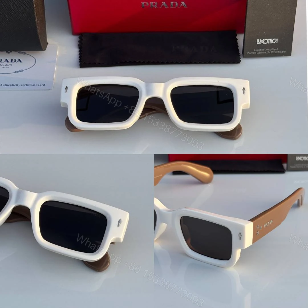 View 2 of First Copy Prada 2719 White Black Sunglasses