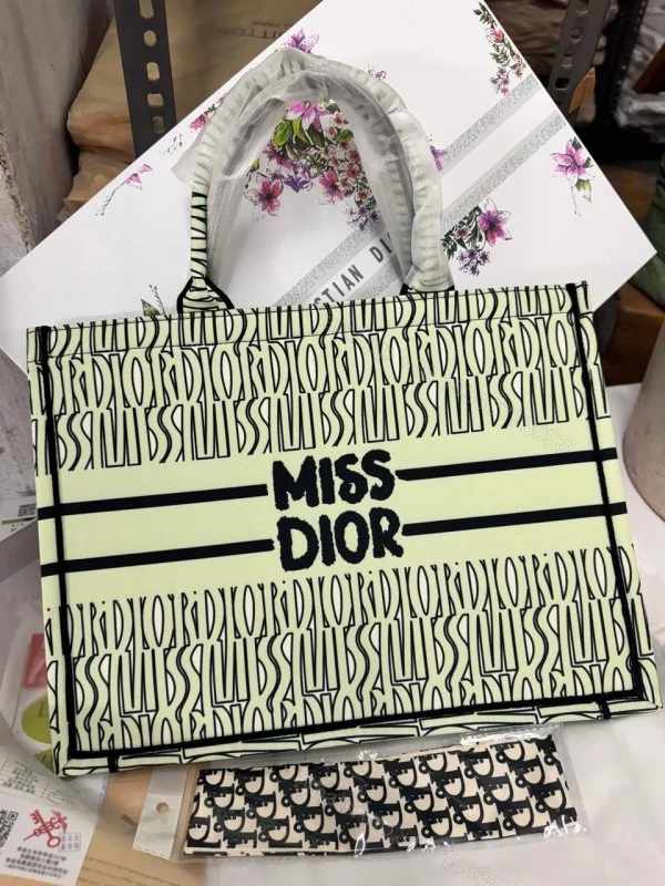 View 3 of FIRST COPY Miss Dior Graffiti Book Large Tote Bag