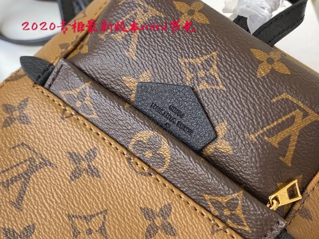 View 2 of Monogram Mini City Backpack â€“ Luxe Compact Everyday Carry