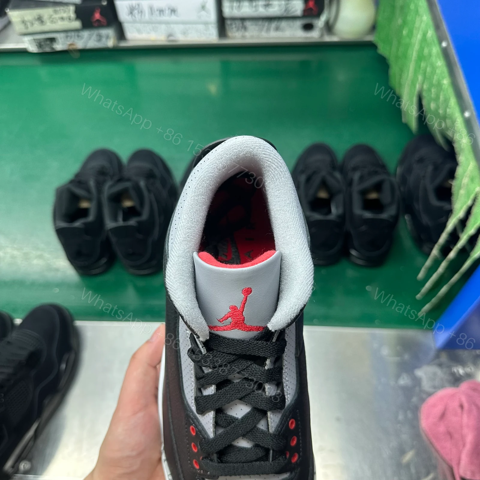 View 3 of Jordan 3 Retro OG Black Cement (2024)