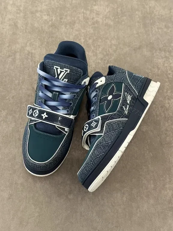View 6 of Louis Vuitton-Inspired High-Top Sneakers: Luxe, All-Day Comfort