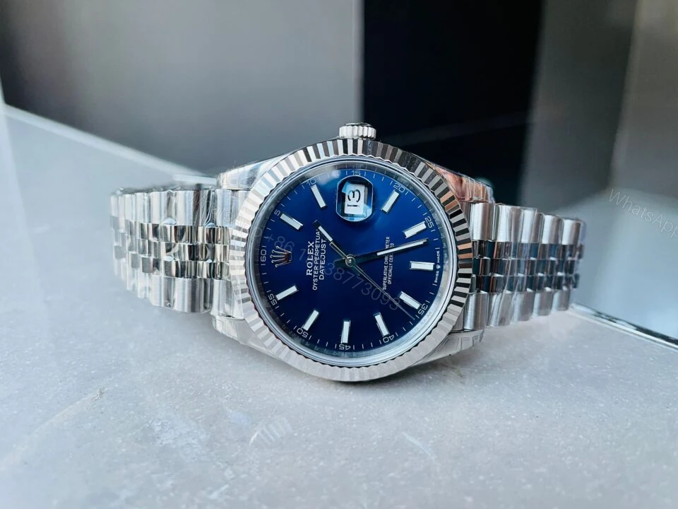 View 4 of VS Factory 1:1 Rolex DateJust 41 SS Best Edition 904L Steel Blue Dial