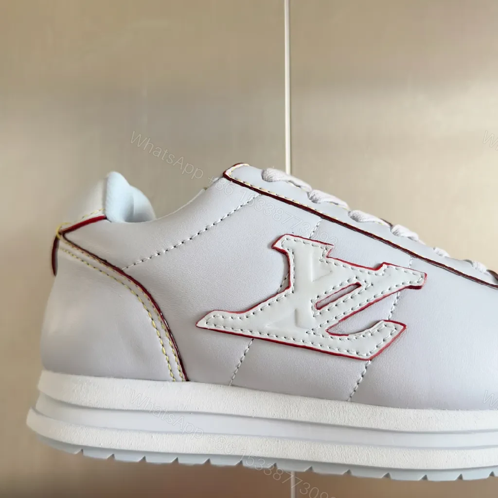 View 6 of White Leather Low-Top Sneakers: Subtle Luxury Comfort