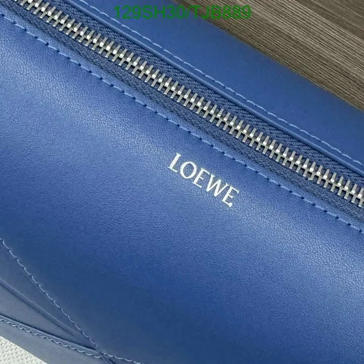 View 12 of Loewe Blue Wash Bag featuring Shiny Calfskin VD403