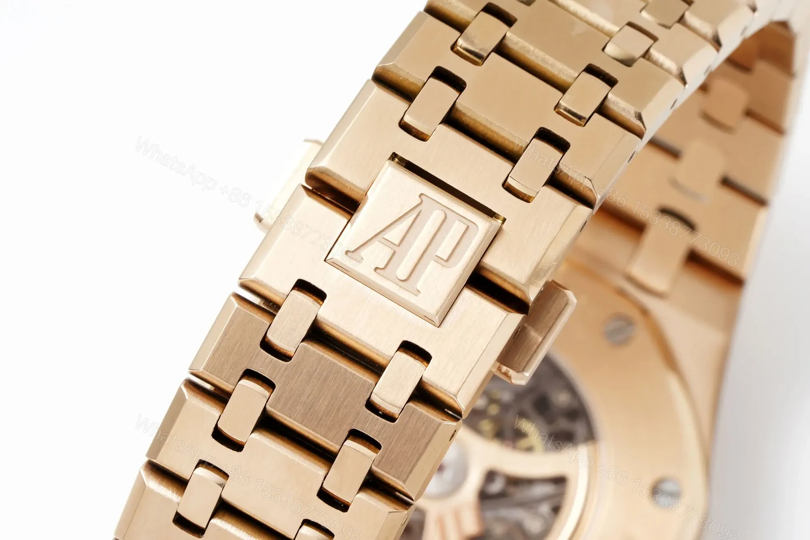 View 6 of KZ Factory Audemars Piguet Royal Oak Offshore 15407ST.OO.1220ST.01 Men’s Mechanical Watch – Rose Gold, 41mm, Skeleton Dial, Calibre 3132