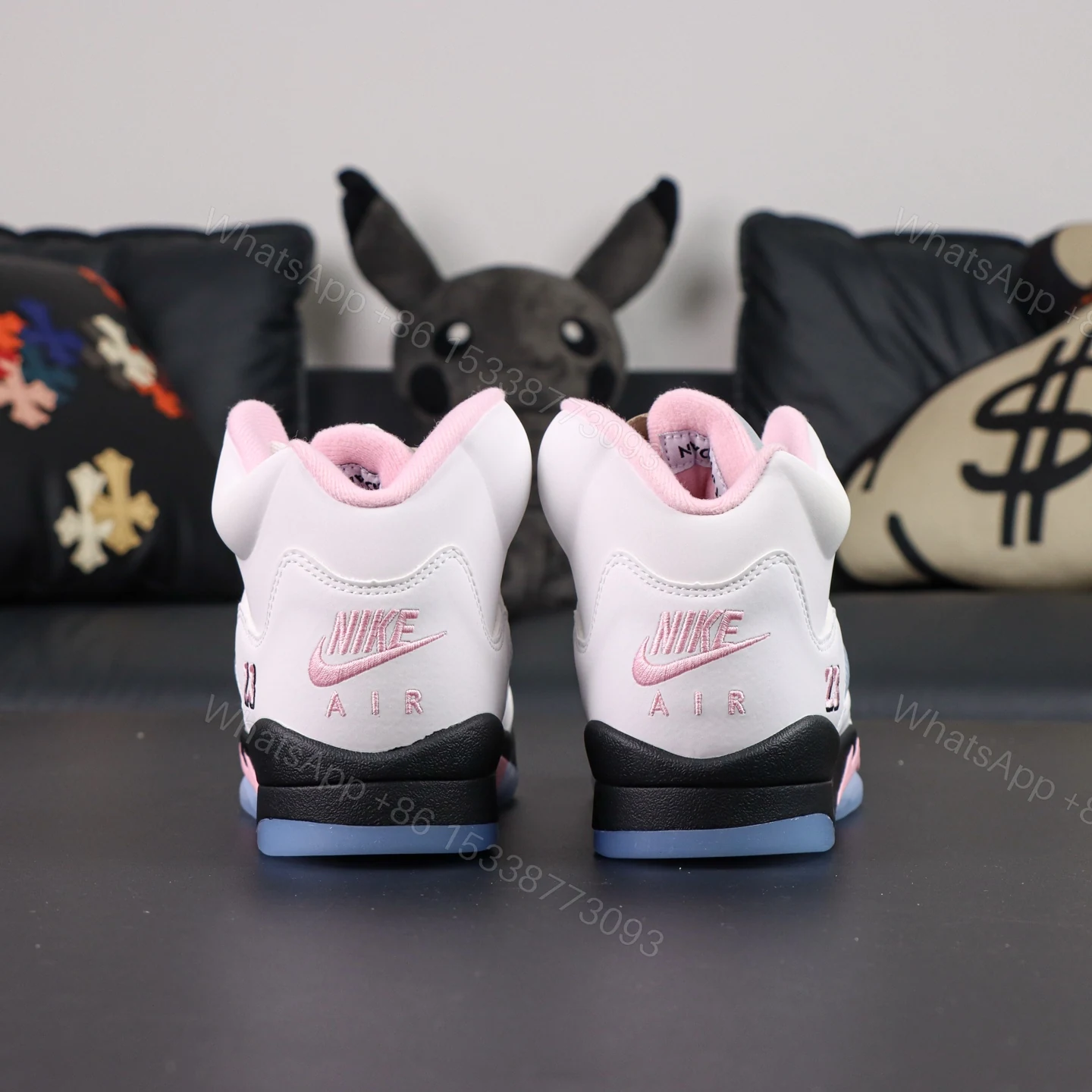 View 6 of Air Jordan 5 Retro Medium Soft Pink Reps