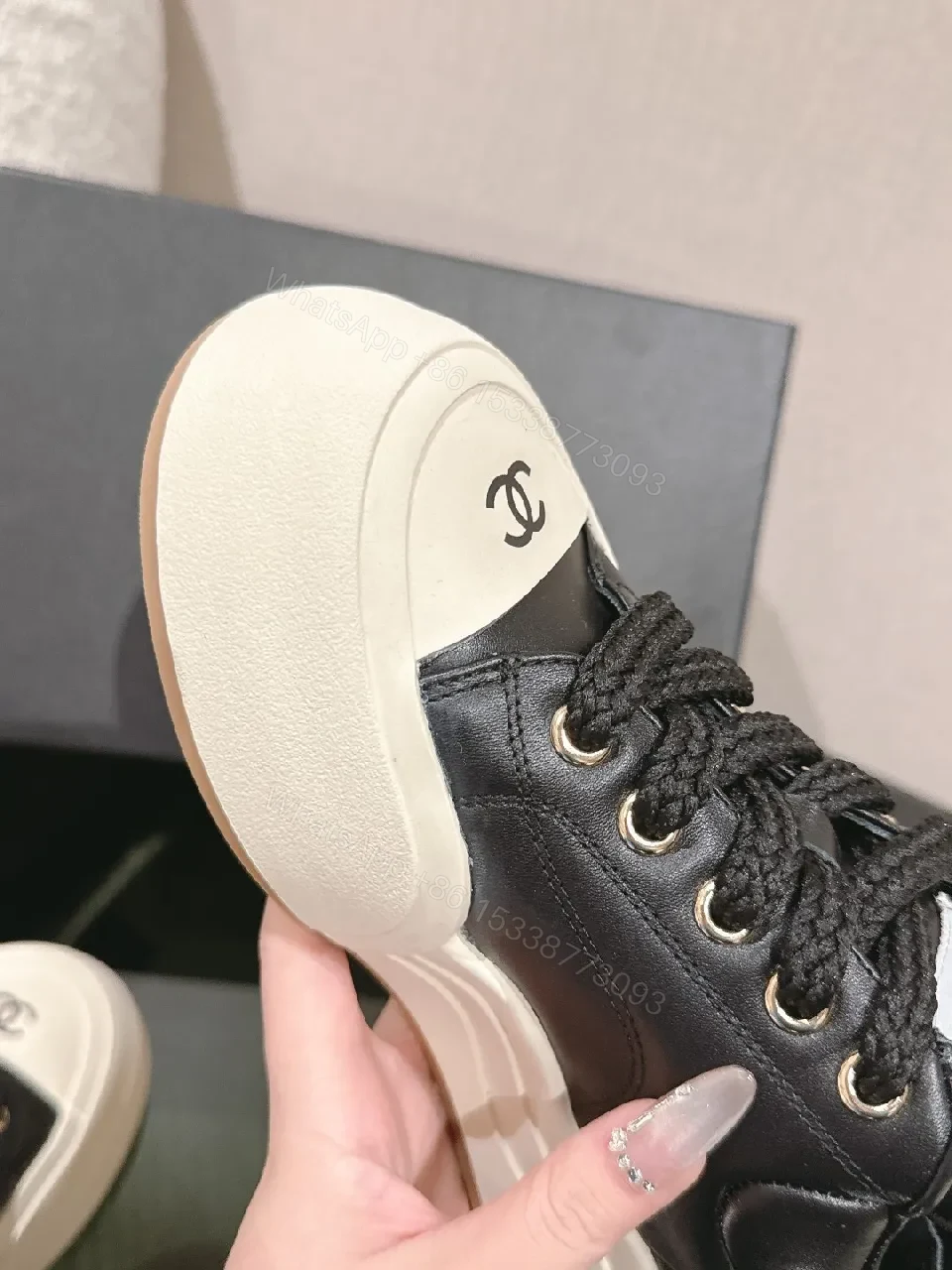 View 2 of Bold Texture Street-Ready Leather Sneaker, Platform Comfort