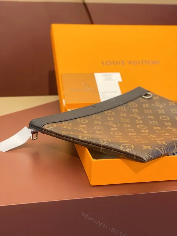 View 7 of Bold Monogram LV Clutch: Luxe, Versatile Evening Essential