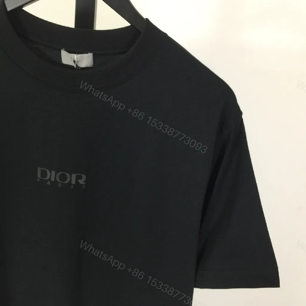 View 6 of Minimalist Black Tee Dress: Subtle Dior Branding, Versatile Style