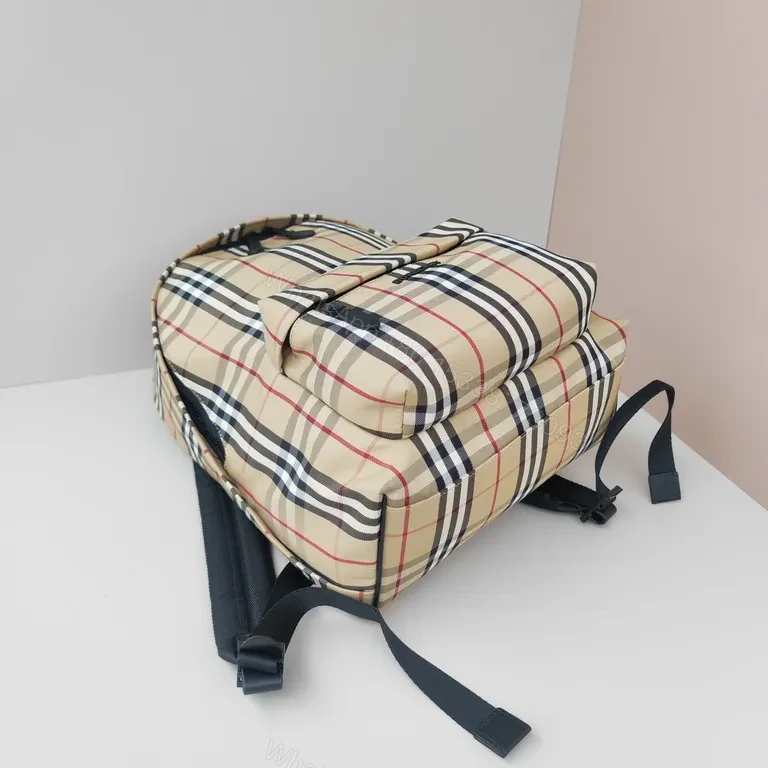 View 7 of Compact Plaid Backpack: Everyday Luxury in Signature Burberry Style