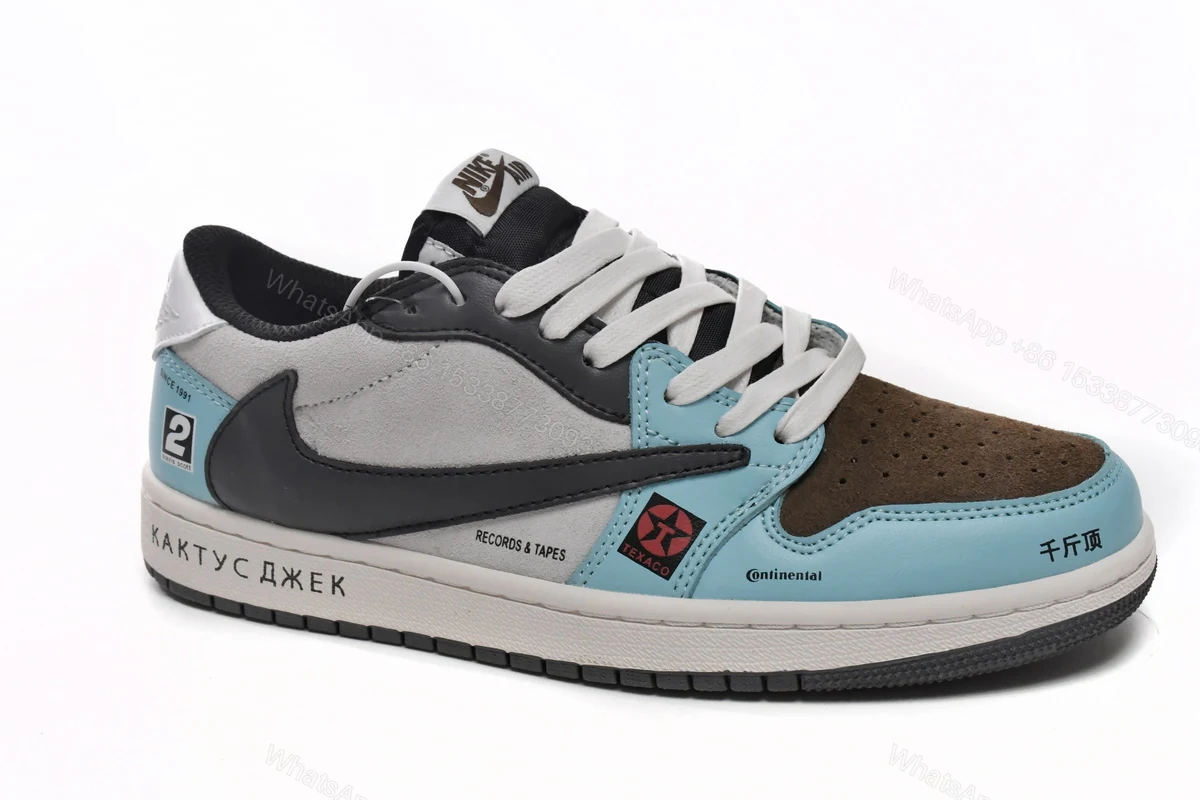 View 2 of Travis Scott X Air Jordan 1 Low 'BMW JackBoys' DC3533-100