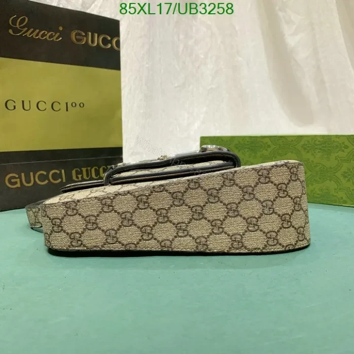 View 11 of Gucci Replica Horsebit 1955 Small Bag Brown Leather in AAAA Quality