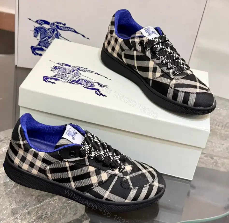 View 5 of BURBERRY TERRACE CHECK SNEAKERS – BBR094