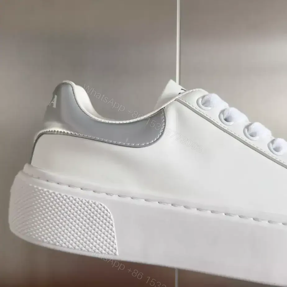 View 7 of PRADA LEATHER LOW-TOP SNEAKERS – PRD062