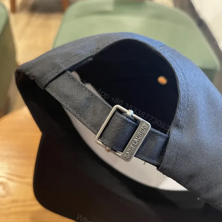 View 3 of Structured Black Cap - Subtle Luxury, Everyday Confidence