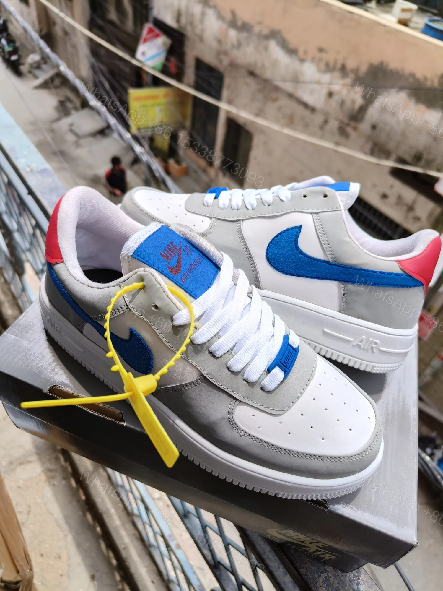 View 7 of BUY FIRST COPY NIKE AF1 UNDEFEATED HH PREMIUM LEATHER SNEAKERS ON SALE