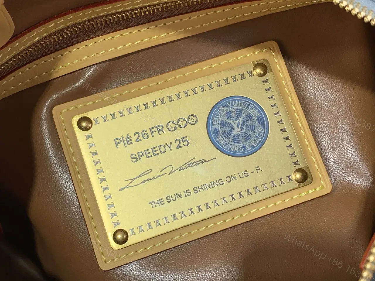 View 6 of Light Blue LV Monogram Tote Bag with Tan Leather Accents