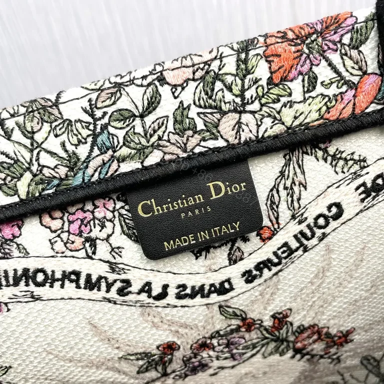 View 4 of Vibrant Floral Canvas Tote: Luxury Everyday Carry-All