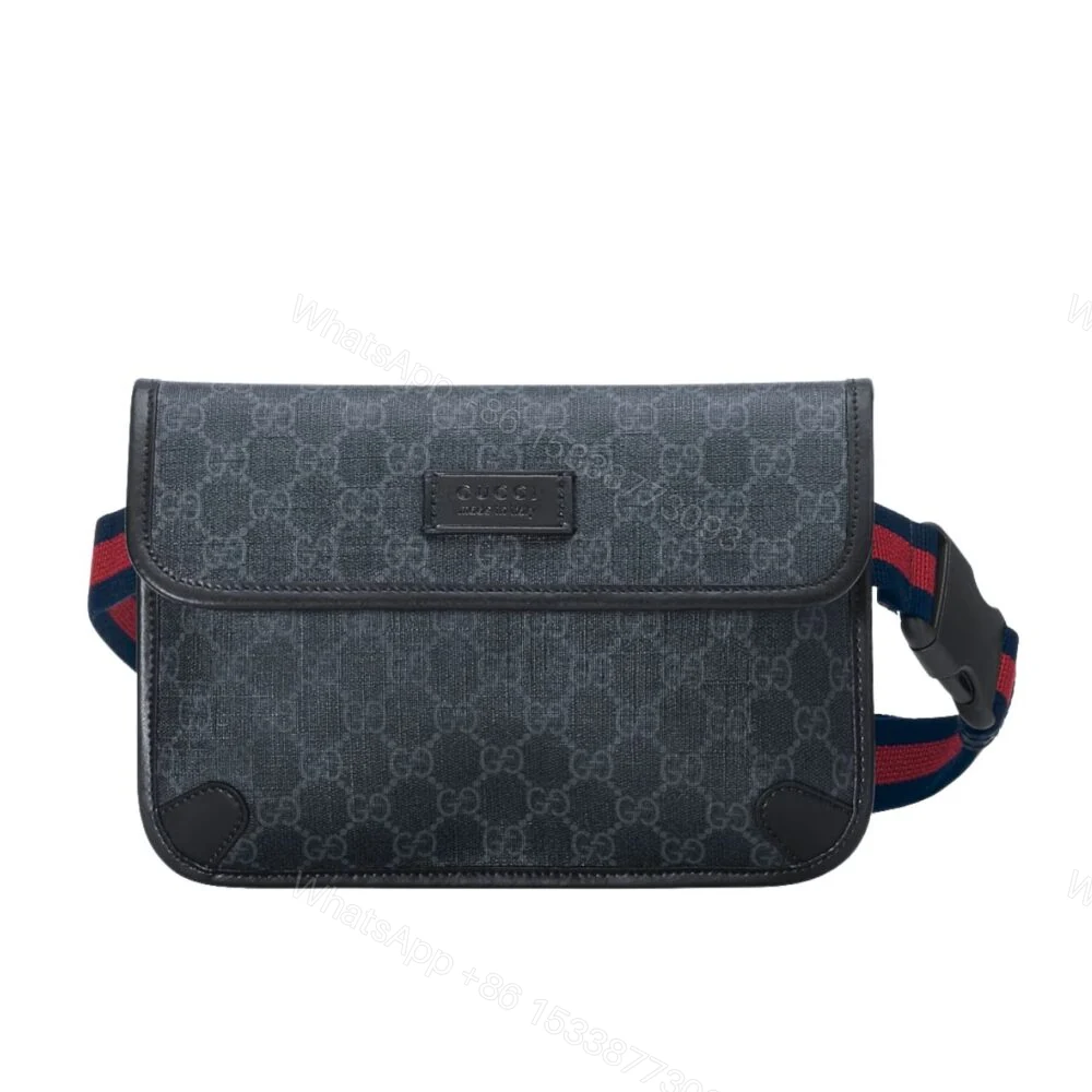 Gucci GG Black Small Belt Bag Black Supreme Canvas 24Cm — view 1