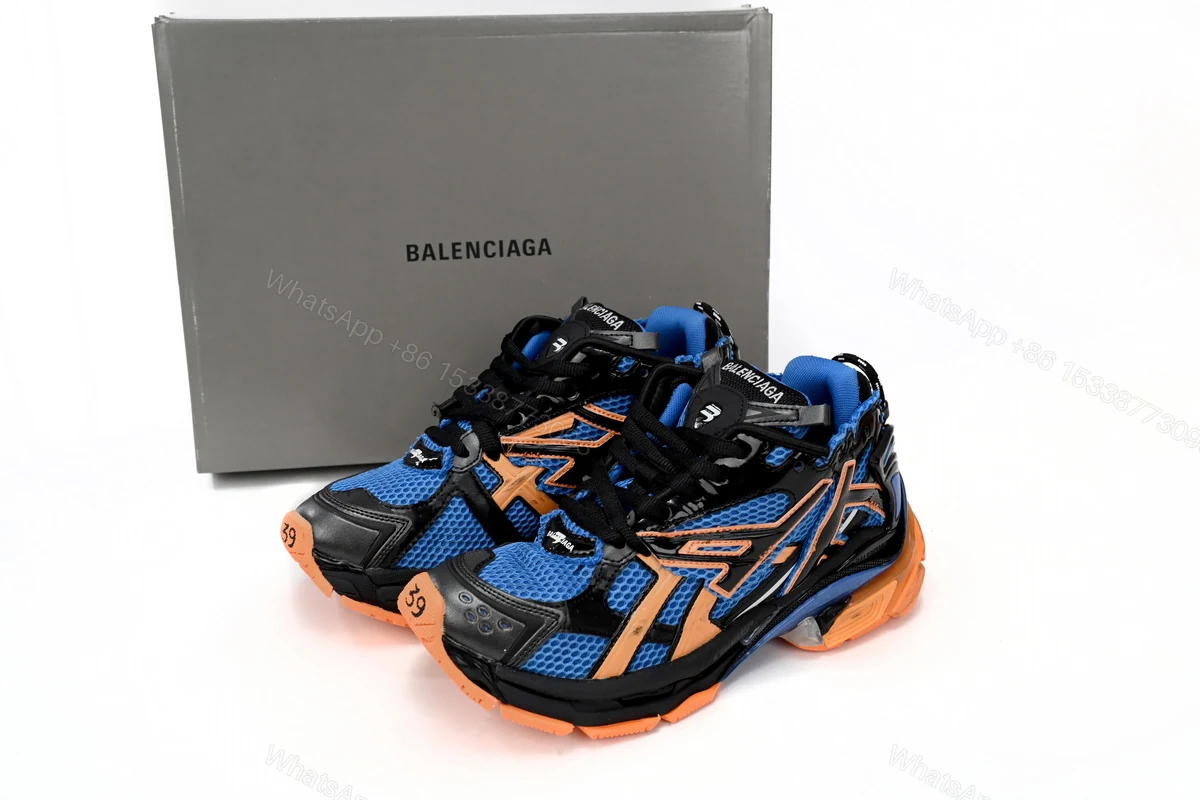View 5 of Balenciaga Runner Blue Yellow Black 677402 W3RB2 1120