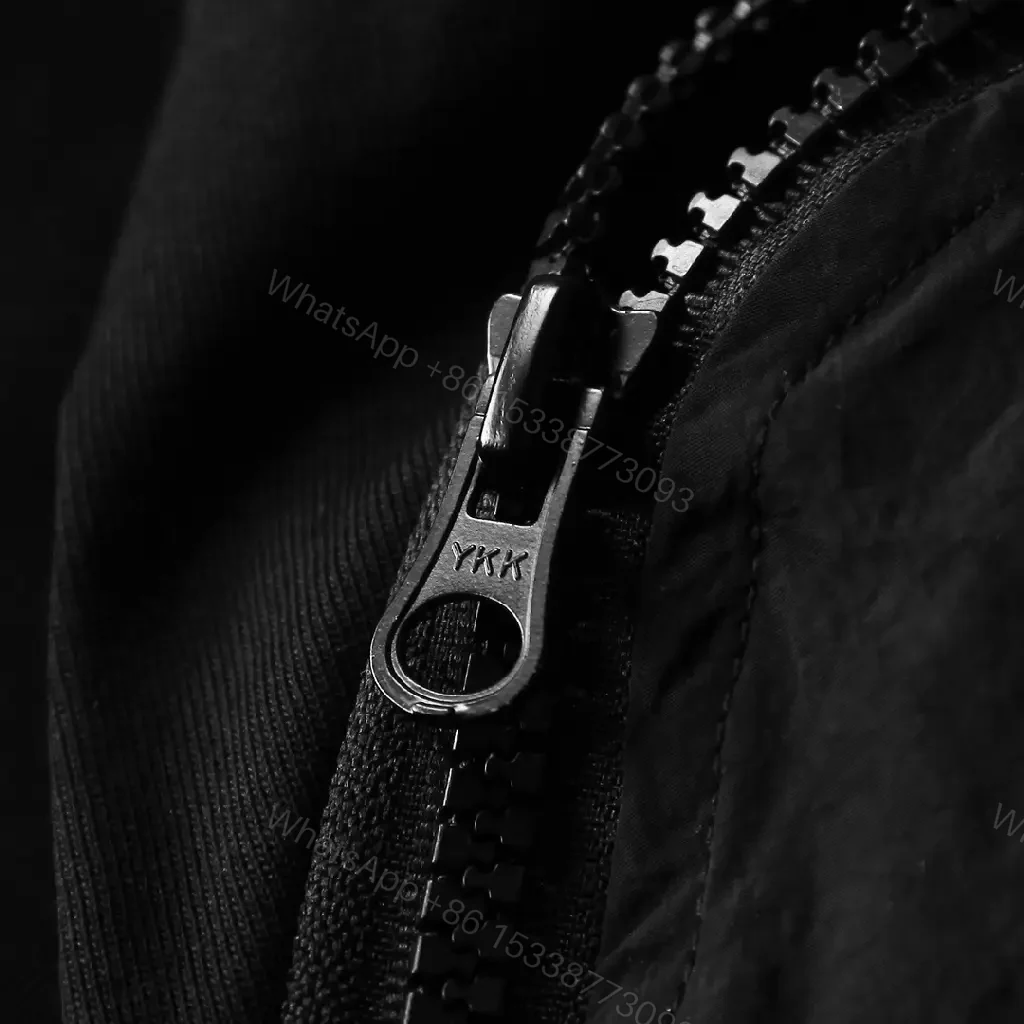 View 7 of Stone Fabrication: Minimal Tee with Sleeve Zip Pocket, Premium Cotton