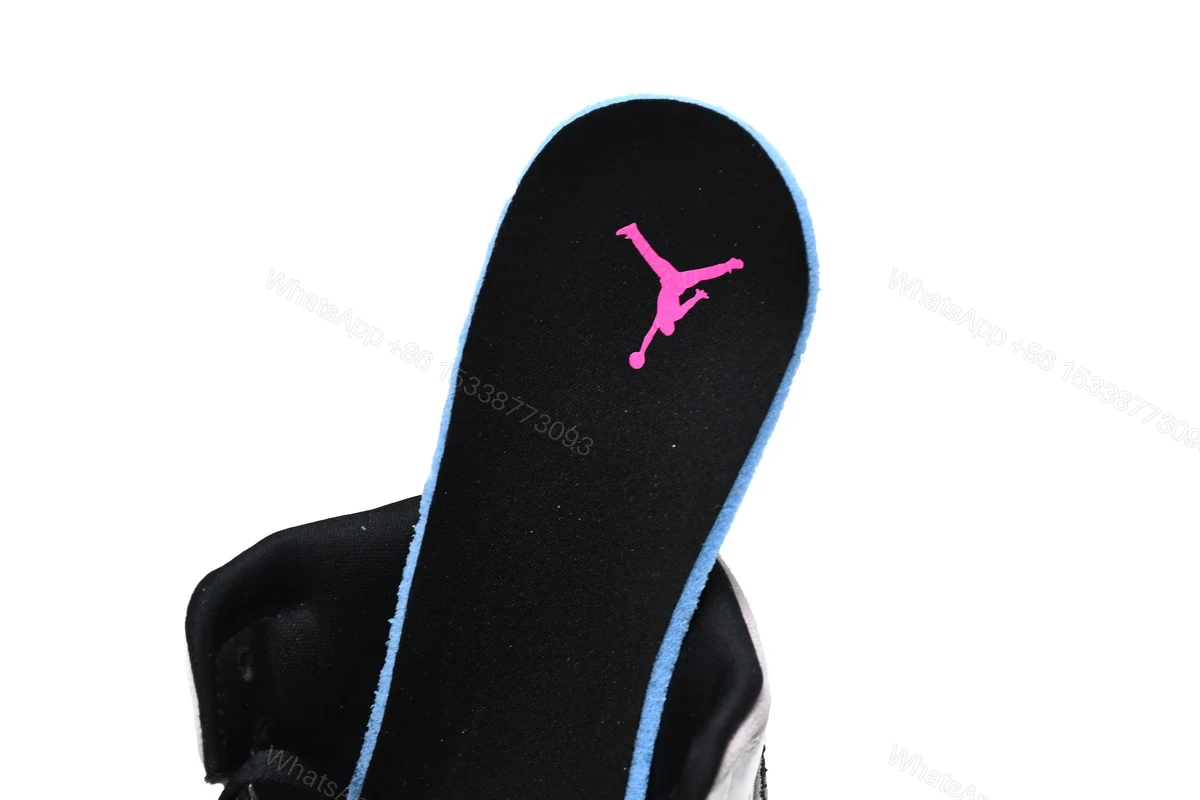 View 4 of Air Jordan 1 Mid Dirty Powder Iridescent (W) BQ6472-602