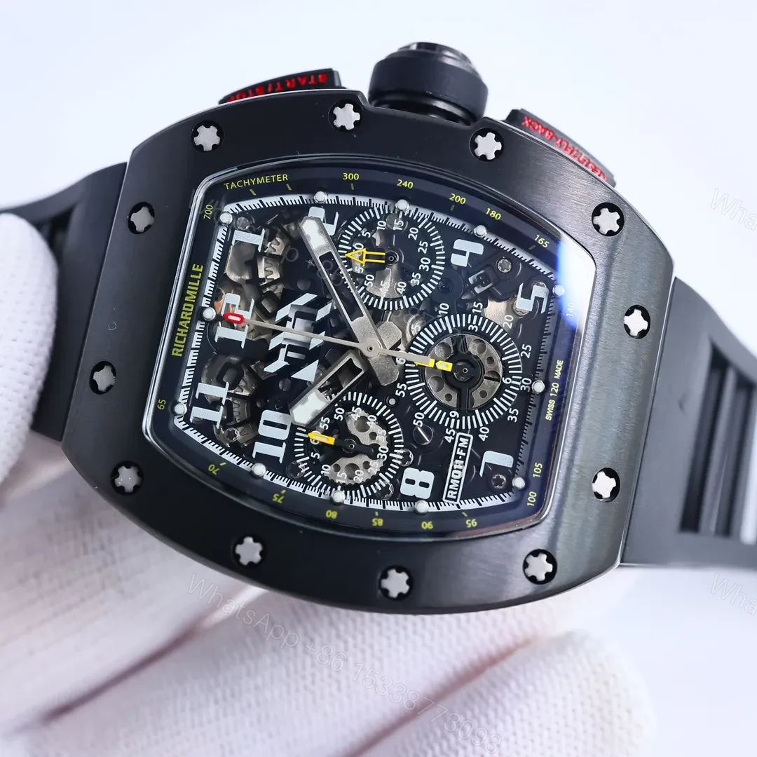 View 5 of BBR Factory Richard Mille Black RM011-FM Chronograph Watch