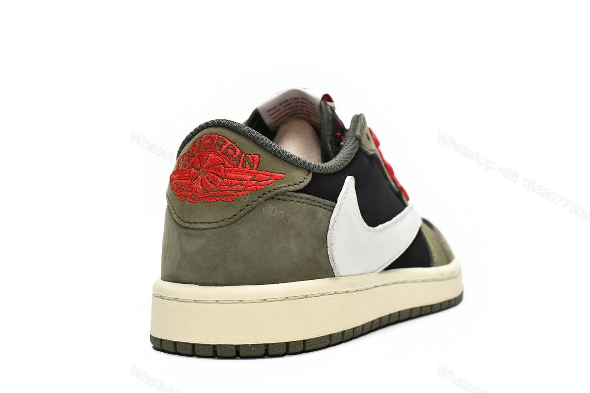 View 13 of Travis Scott x Air Jordan 1 Low Dark Green DM7866-196