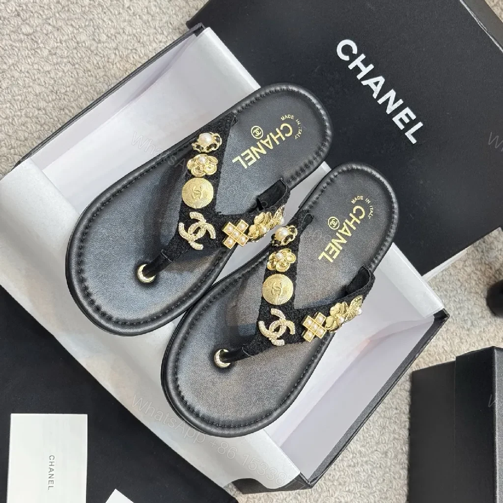 View 9 of Black Leather Luxe Sandals with Gold-Accent Hardware, Gladiator-Style