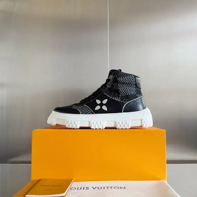 View 7 of Urban Tech Sneakers: Elevated Texture & LV Detailing