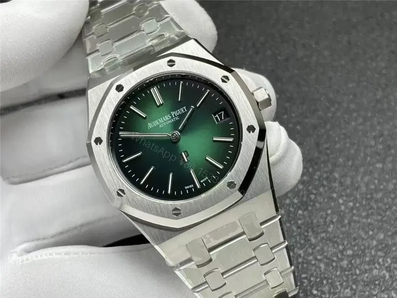 View 4 of Replica Audemars Piguet Royal Oak Green Watch