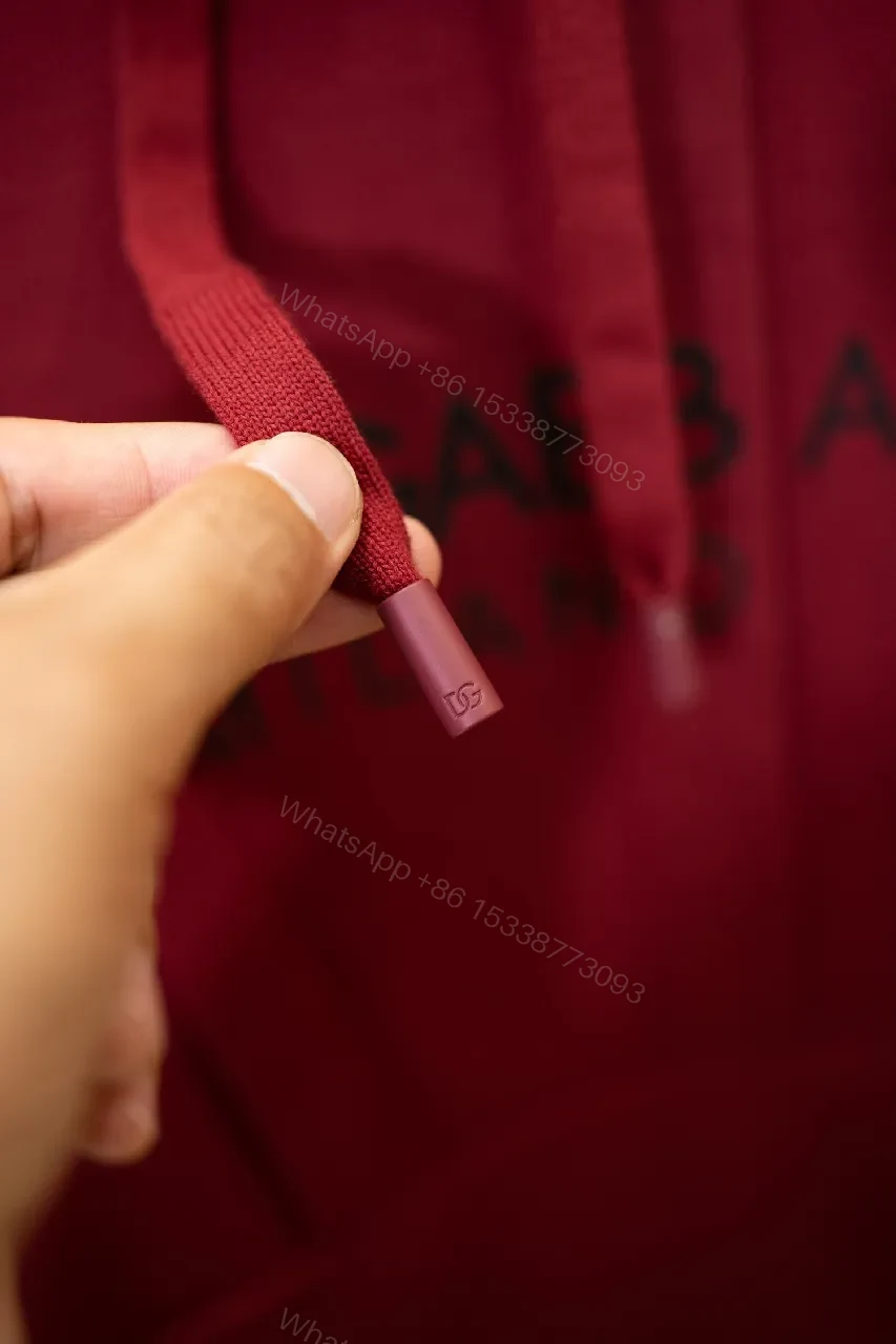 View 5 of Maroon Textured Hoodie: Luxury Everyday Comfort