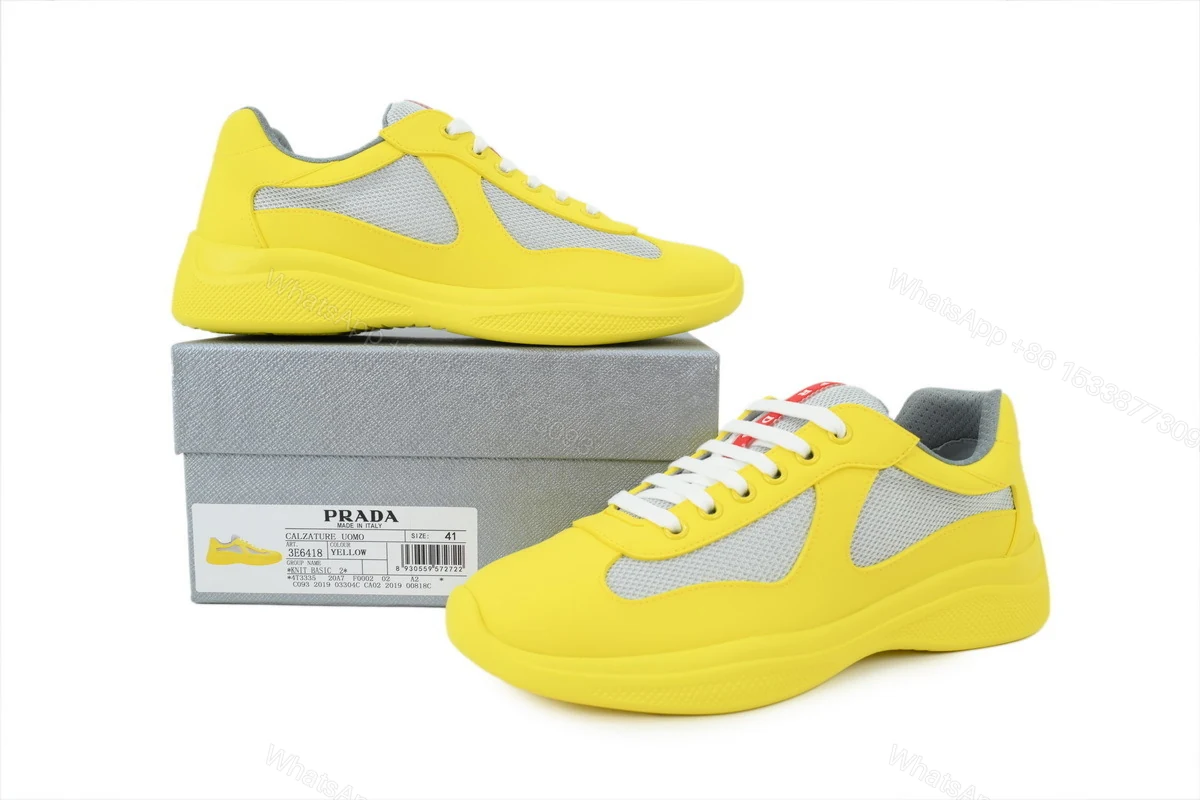 View 6 of Prada Sneakers Rubber Yellow